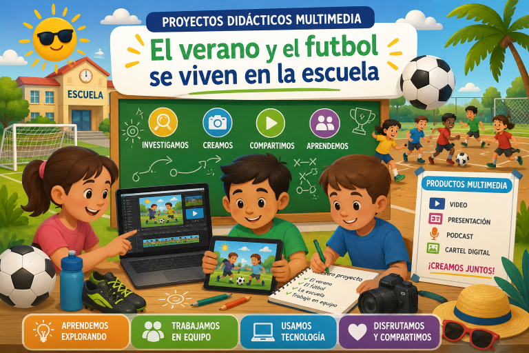 Convocatoria: Proyectos Didácticos Multimedia «El verano y el futbol se viven en la escuela»